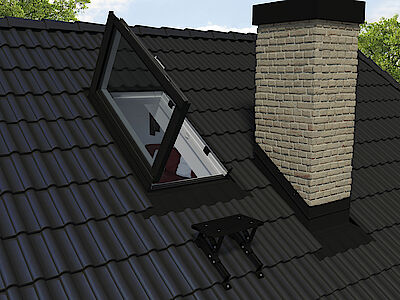 Lucernario PWP FAKRO: il nuovo modello in PVC per l’accesso sicuro al tetto