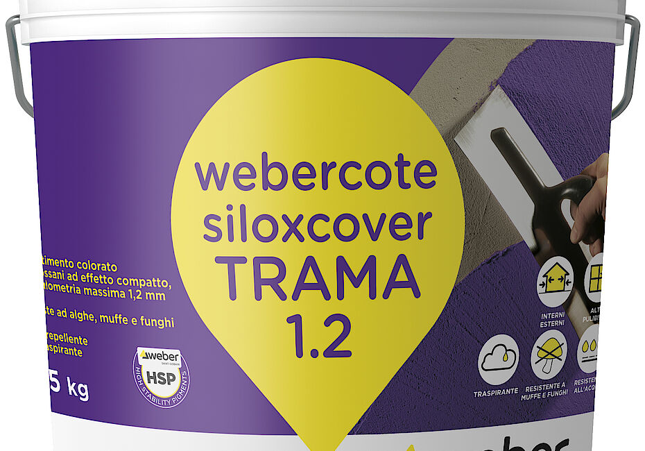 Saint-Gobain Italia - webercote siloxcover TRAMA 1.2 - 1.5 