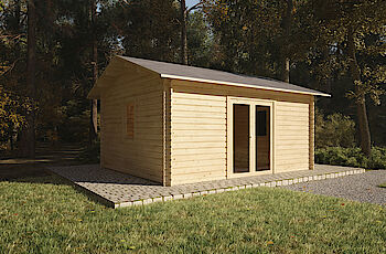 Caleba SRL - Casa in legno CLARA 5x4, 20 m²