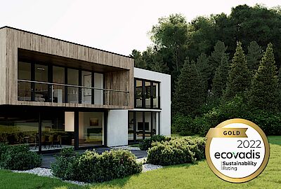 La sostenibilità di REHAU riceve l'oro dall'agenzia di rating EcoVadis