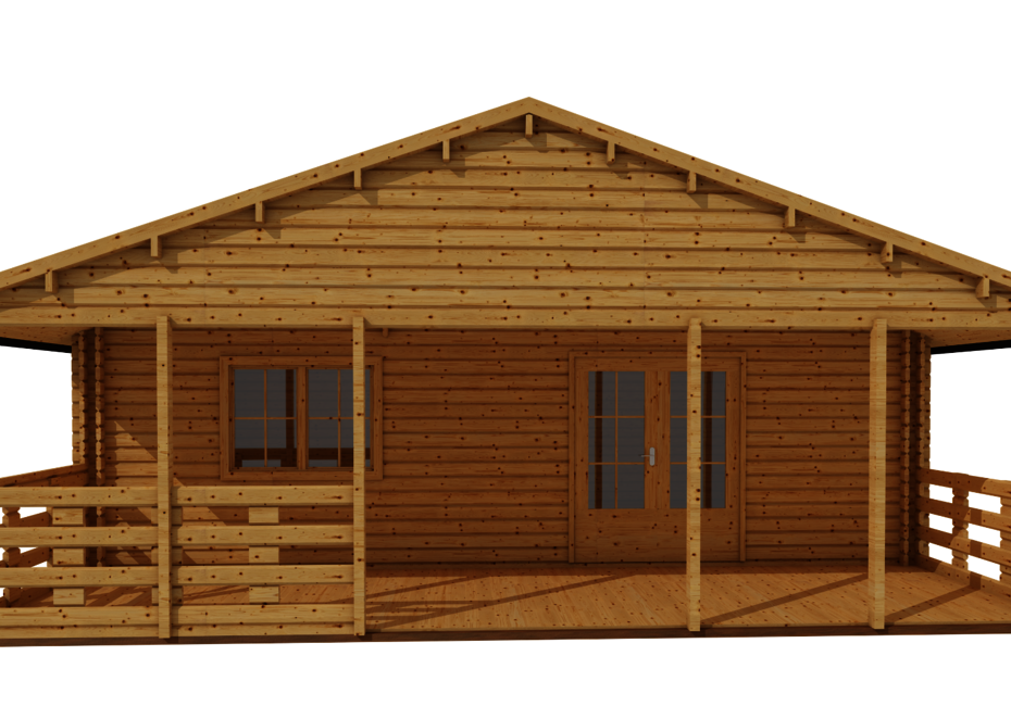 Caleba SRL - Casa di legno coibentata SOFIA 116 M2