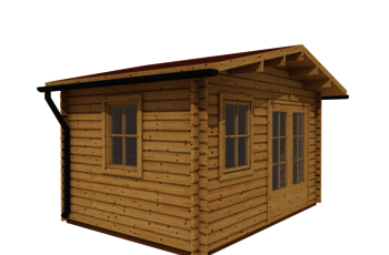 Caleba SRL - Casetta di legno (44mm) GIULIA 4x3 m (visibile in esposizione)