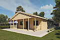 Caleba SRL - Casa di legno abitabile FIRENZE 135 m²