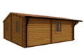 Caleba SRL - Casa di legno coibentata Elba 6x6