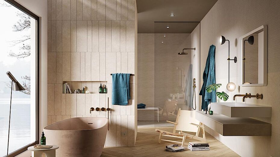 Piastrelle bagno: come scegliere materiali e colori giusti