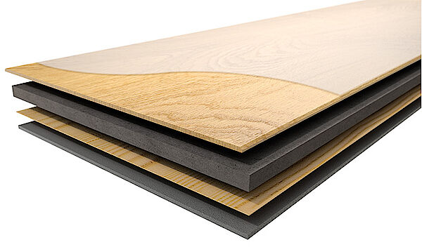 Struttura pavimento in laminato