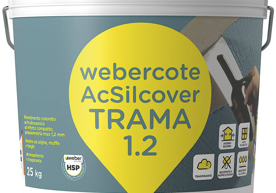 Saint-Gobain Italia - webercote AcSilcover TRAMA 1.2 - 1.5