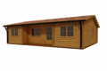 Caleba SRL - Casa di legno Giada 10mX7,2m (44mm)