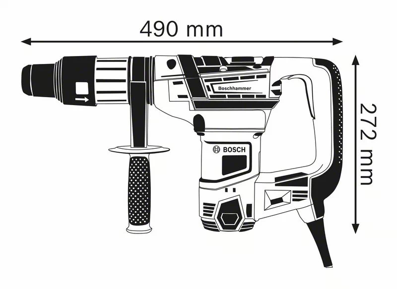 BOSCH Professional - GBH 5-40 D Professional - Martello perforatore