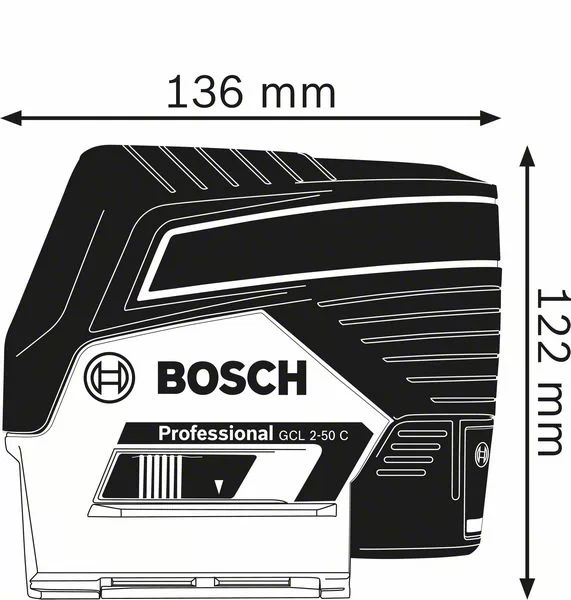 BOSCH Professional - GCL 2-50 C Professional - Livella laser