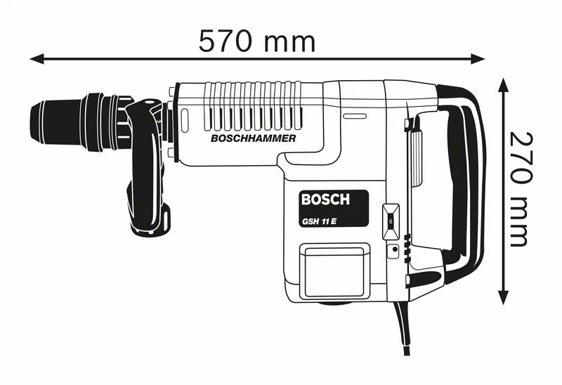 BOSCH Professional - GSH 11 E Professional - Martello demolitore